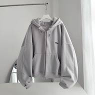 Áo Khoác Hoodie Form Boxy Túi Ngược Nhiều Màu Nam Nữ Tay Phồng Dessuu