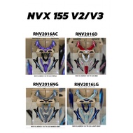 NVX 155 V2 COVERSET AEROX (STICKER TANAM)