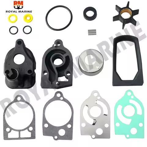 46-77177A3 Water Pump Impeller Kit With Base & Housing For Mercury 30/35/40/45/50/ 60/65/70HP Outboa