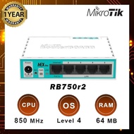 Mikrotik RB750R2 Hex Lite Router Board Indoor 5 Port Horizontal N1