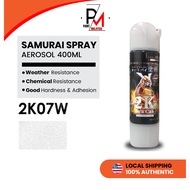 SAMURAI Paint Spray Aerosol 2K07W White Truck Bed 2K Sprays Primer Spray Cans Component Paint Surfac