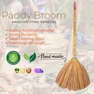 Paddy Broom BSA/ Penyapu Jerami /BSA Paddy Broom With Handle/ Floor Broom/Penyapu Lantai//Rattan Han