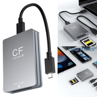 CFexpress Type B Card Reader with USB C To USB C/A Cable Portable CF Express Reader Support Android/