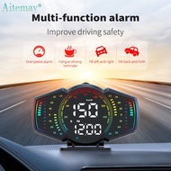 Aitemay เครื่องวัดความเอียงอิเล็กทรอนิกส์แบบติดรถ G184x ปลั๊กแอนด์เพลย์ฉายความเร็วติดรถอุปกรณ์เสริมห