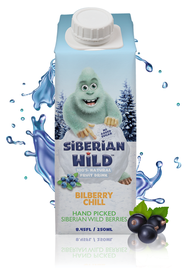 Siberian Wild Bilberry Chill 100% Natural Juice For Kids 250ml - By Travelling Tastebuds