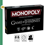 [SG STOCK] Monopoly Game of Thrones Edition board game Collector's Edition Board Game Party Kids Toy