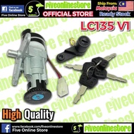 Yamaha LC135 v1 Main Switch Assy with Seat Lock Set High Quality MURAH Key Set Suis Kunci Motor ON/O