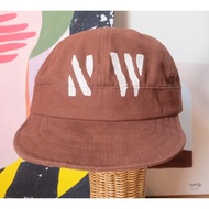 North No Name Military Cap Size 55cm Burned Brown