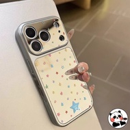 Silver Mirror Phone Case For iQOO 15 Ultra 13 12 10 8 Z11 Z11X Z10 Z9 Turbo Plus Z7 Pro Z6 Lite U3X 