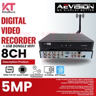 DVR Aevision 8CH 5MP Resolution 2560P Full HD, HS-BH3008VH XMEYE 5MP