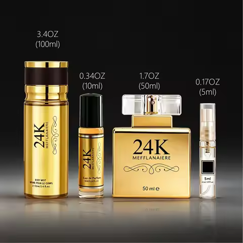 24K Glod Perfume for Women,Long Lasting Perfume Spray,Romantic, Seductive fragrance,Romantic Scent w