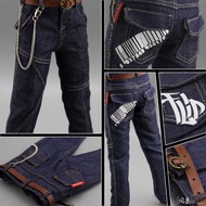 Clothing N Model Jeans 1/6 Simulation Suit Accessories OB Doll Gangster Clothes Leather Hip