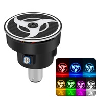 PARKHOR Motorcycle brake light LED rotating rainbow rear light bulb/ Turn Brake Bulb Motorcycle LED 