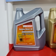 TOYOTA 10W40 SEMI-SYNTHETIC ENGINE OIL 4 LITER ORIGINAL SN/CF - VIOS/CITY/WISH/CAMRY/VIVA/MYVI/ALZA