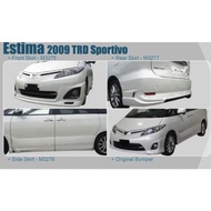 Toyota estima acr50 2009 2010 2011 TRD Sportivo bodykit body kit front side rear skirt lip