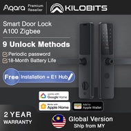 Aqara A100 Smart Door Lock Global Version Fingerprint Bluetooth Password NFC Unlock HomeKit HomeKey
