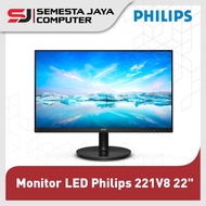 Philips 221V8A 22" VA 1080p 75Hz 4ms HDMI VGA Philips 221V8 LED Monitor