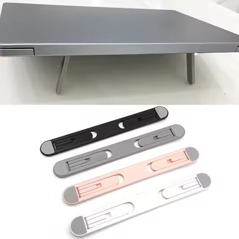 Universal Laptop Riser Stand for Macbook Pro 13 15 Air Lenovo Samsung Notebook Cooling Pad Invisible