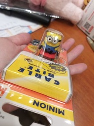 100% Universa japan DespicableMe minion 壞蛋將門人 Bob Cable Bite 充電線保護套 電線保護套