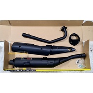 YAMAHA LC135 V7 APIDO RACING STANDARD RACING EXHAUST 30MM EKZOS RACING FULL SET LC 135 135V7
