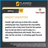 ✱ ▦ San Miguel Apple Beer Can 330ml