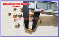 AKSESORIS TAS KAKIAN BAUT 11mm (1 PCS) MODEL KERUCUT - KAKIAN TAS ANTI KARAT - PAKU BAUT