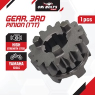 1S9-E7131-00 5YP-E7231-00 Yamaha Original 135LC V1 V2 V3 V4 V5 V6 V7 V8 Gear Box 3 17T Gigi 3rd Pini