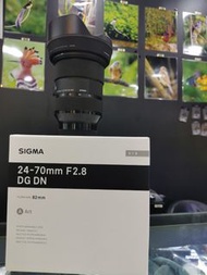 sigma 24-70mm f2.8 DG DN ART SONY 保養期至26年6月