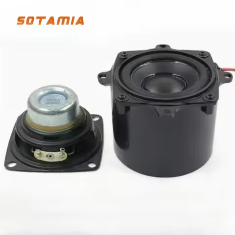 SOTAMIA 1Pcs 2 Inch Mini Subwoofer Passive Speaker 6 Ohm 10W Bass Diaphragm Waterproof Outdoor Speak
