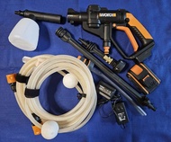 WORX 威克士高壓洗車水槍 , 無線，電器，充電器，電池 Worx Hydroshot Portable Pressure Washer