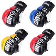 Competitive Half Finger Boxing Glove Sanda Fighting Adult Boxing Gloves Fighting Training MMA Boxing Sleeve Men and Women Punching Bag fVRT