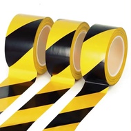 Black & Yellow Hazard Warning Safety Tape Self Adhesive Barrier Tape Hazard Stripe Tapes for Floor W