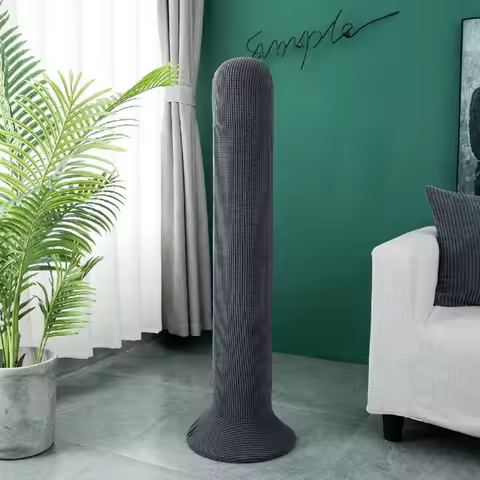 Thickened Protective Dust Cover Elastic Cloth Solid Color Storage Fan Sleeve Anti Dust Tower Heater 