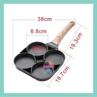 Non Stick Pan 4 Hole for Eggs Frying