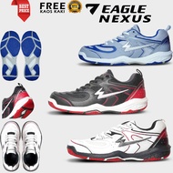 Sepatu Badmianton Eagle Nexus Original Free Kaos Kaki - Sepatu Bulutangkis Eagle Nexus Original Grat