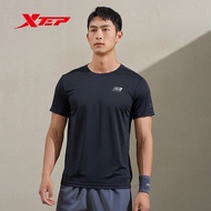 Xtep Men'S Running Training T Shirts Short Sleeve Comfortable Breathable Sweat-Absorbent Sport Shirts Tops 876229010233