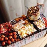 自助餐 攤車 夜市 點心 小吃 台式 袖珍 手作 迷你 食玩 微型