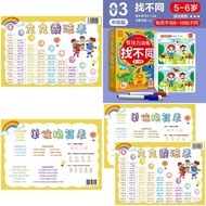 🔥🔥正版🔥小学九九乘法口诀表 +找不同专注力训练 5-6岁中级篇03📕千玺文化✍🌟华文Chinese Mandarin Book简体中文汉字✔正版全新书籍Buku Cina现货👉如需其它华语图书请联系