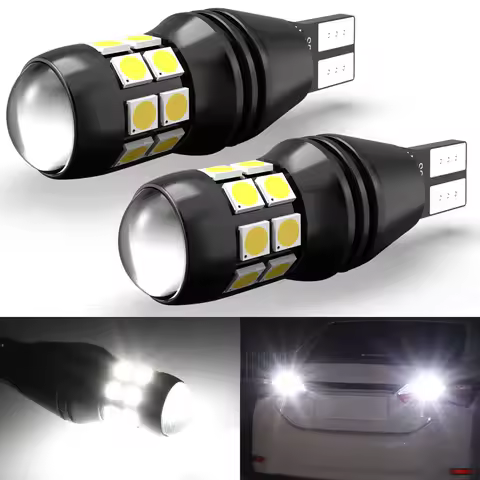 2x Canbus T15 W16W LED Base Socket Backup Light Bulbs High Power 3030 20-SMD 2000LM Error Free 912 9