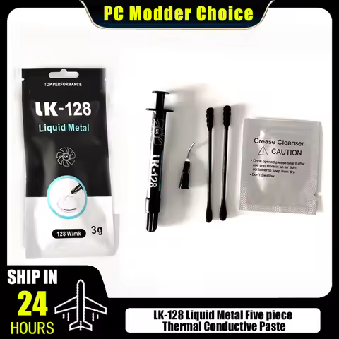 128w/mk. Liquid Metal Thermal Paste for Computer & Laptop PS5/CPU/GPU MOD Cooling, LK-128