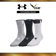 Under Armour Women Essential Nv Mid Crew Socks (3-Pack) - Black/White/Anthracite 1382942-002