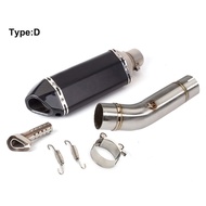 For HONDA CBR400 CB400X Slip-On Exhaust Racing Motorcycle Exhaust Middle Contact Pipe Link Connector