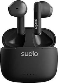 Sudio A1 True Wireless Earbuds, Bluetooth 5.3 Connection, Noise Cancelling, Waterproof, Touch Contro