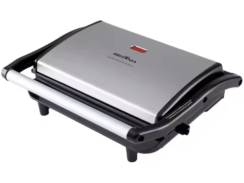 Britânia Press BGR27I 2-in-1 Sandwich Maker/Grill, Silver, 850W - 110V