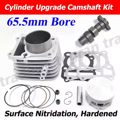 165cc Big Bore 65.5mm Cylinder Piston Camshaft Kit for Suzuki GN125 EN125 GS125 GZ125 TU125 DR125 Up