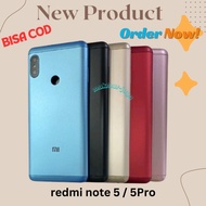 TOMBOL Backdor Backcover Xiaomi Redmi Note 5/ Note 5 Pro Plus On Off Button And Camera Glass Back Co