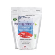 Biopharma Scientific Nanogreens+Probiotic: Greens Superfood Fruit & Vegetable Powder Smoothie Mix & 