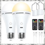 [I O J E] USB Led Bulb Smart Bulb 2pcs 3 Color Dimmable 9W E27 Light Bulb 3000K-6000K for Living Roo