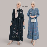 Baheera Dress - Beautiful Soft Jeans Dress Wedding Dress Raya Collection/ Malay Outfits