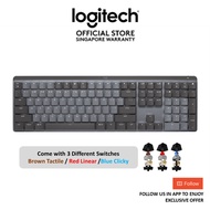 [Bundle] Logitech MX Mechanical Wireless Keyboard Graphite + Logitech MX Palm Rest for MX Keys